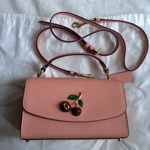 NWOT Coach Tilly Satchel 23 with Cherry (Pink)